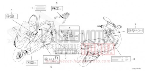CAUTION LABEL NSS350AP de 2023